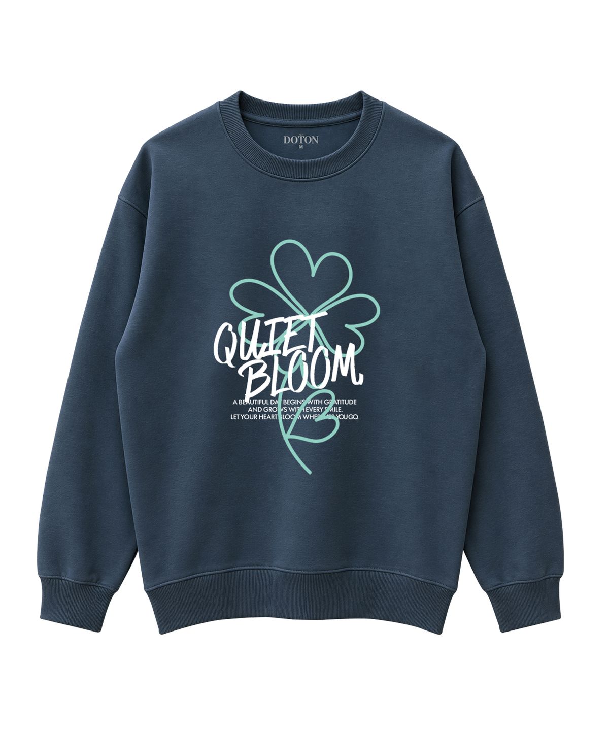 도톤(DOTON) LUCKY MOMENT SWEATSHIRT (Grey)