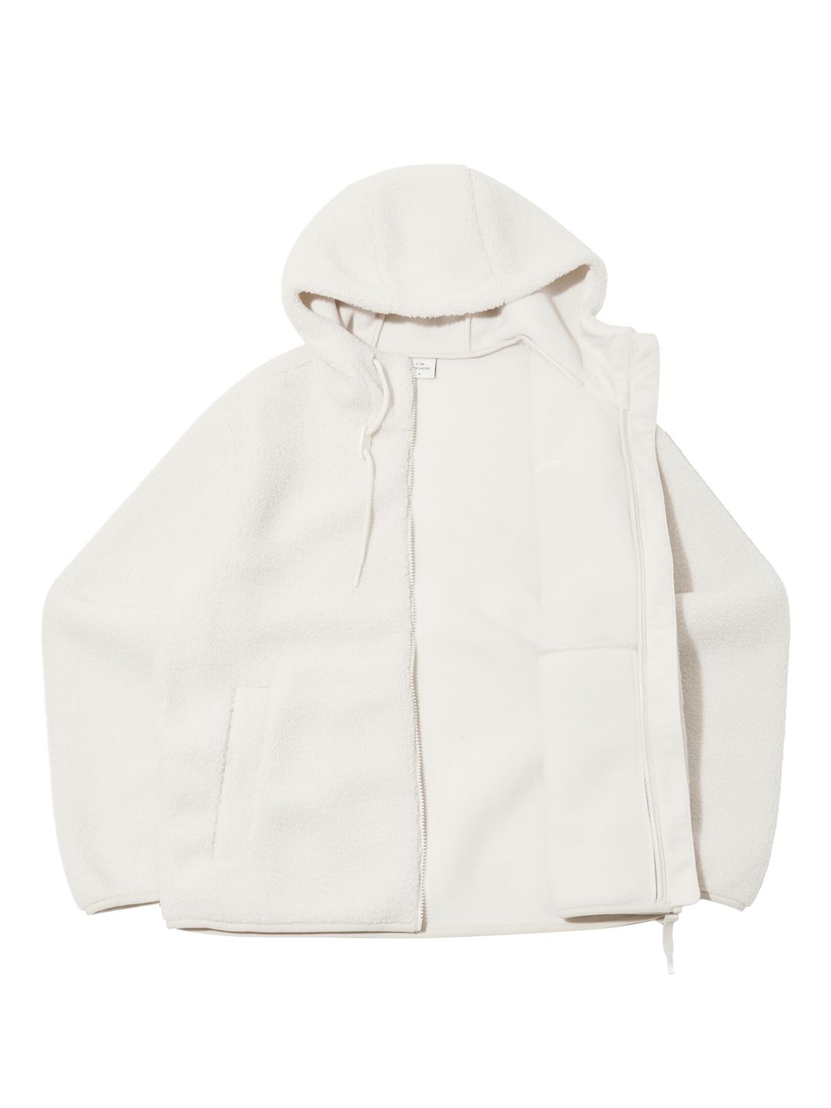 아이더(EIDER) HUG (허그) 남성 본딩 플리스 후드 자켓_Cream_DMU26147W6