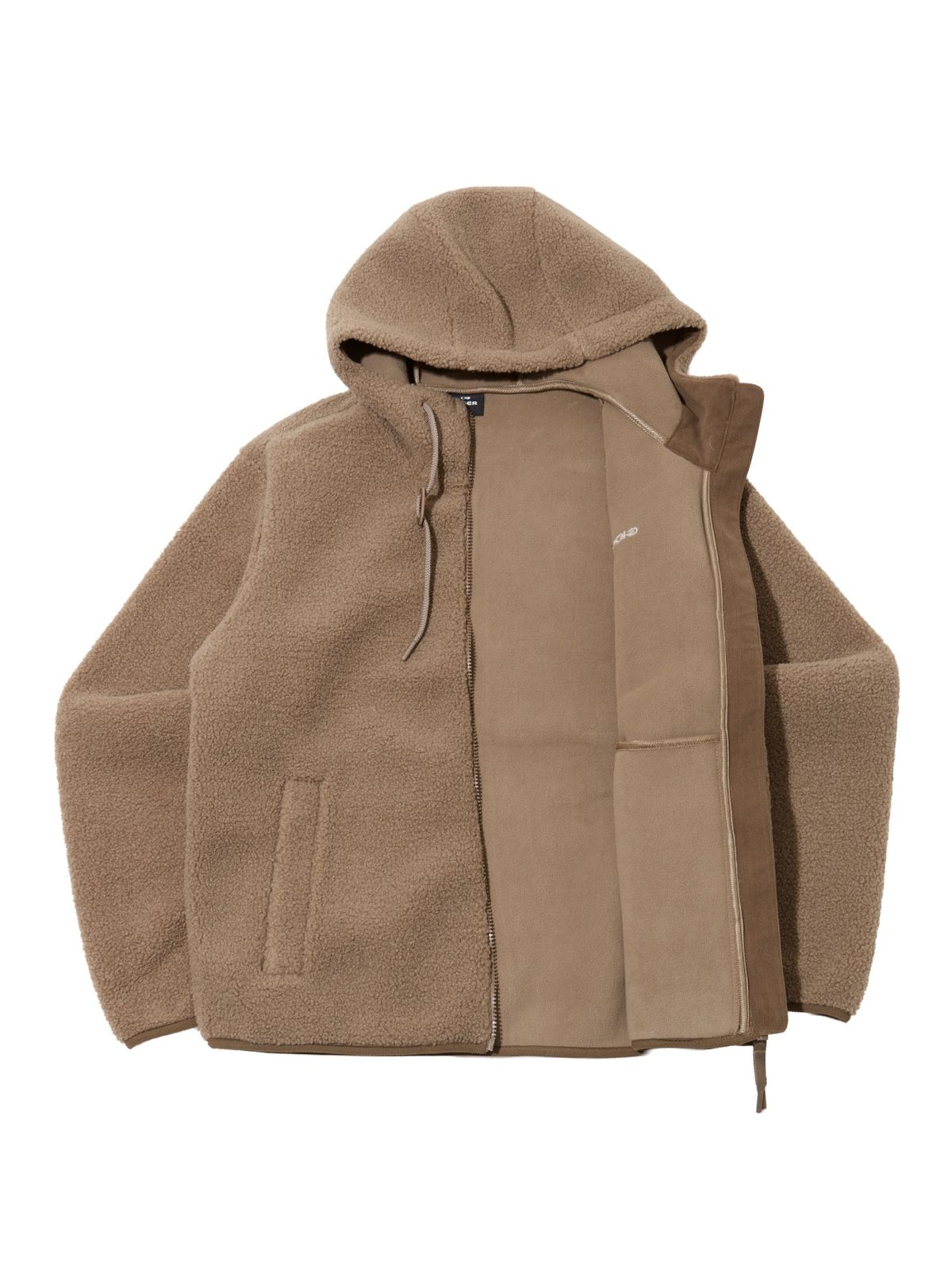 아이더(EIDER) HUG (허그) 남성 본딩 플리스 후드 자켓_Beige_DMU26147E2