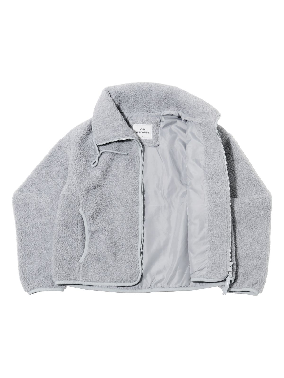 아이더(EIDER) HUG (허그) 여성 플라워 플리스 자켓_Melange GREY_DWU26150MH