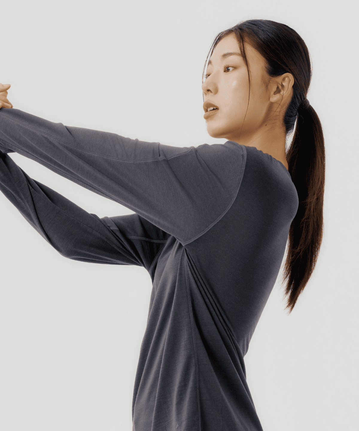 어반사이드 어패럴(URBANSIDE APPAREL) 메리노 울 롱슬리브 티셔츠