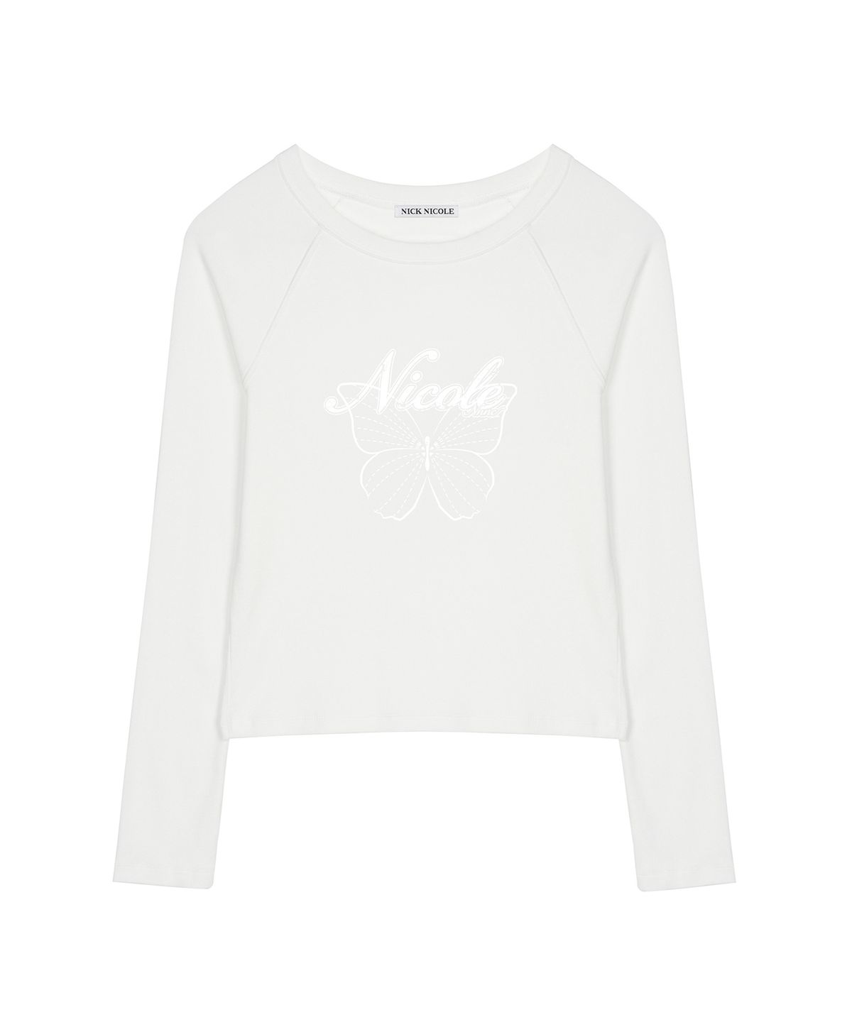 닉앤니콜(NICK&NICOLE) NICOLE BUTTERFLY RAGLAN TOP_IVORY