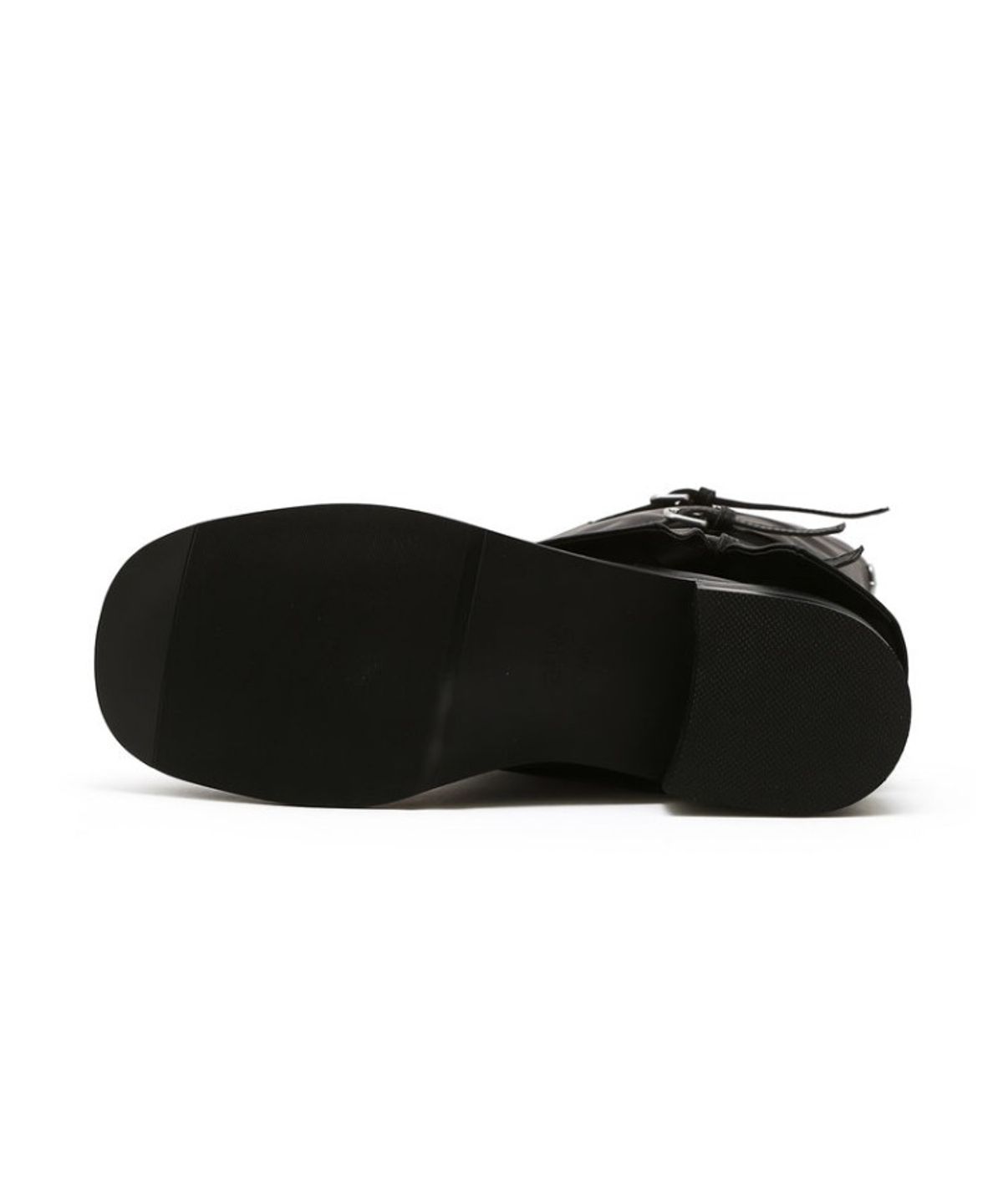 아떼 바네사브루노(ATHE VANESSABRUNO) 블랙 투웨이 버클 부츠 AASO6F398BK
