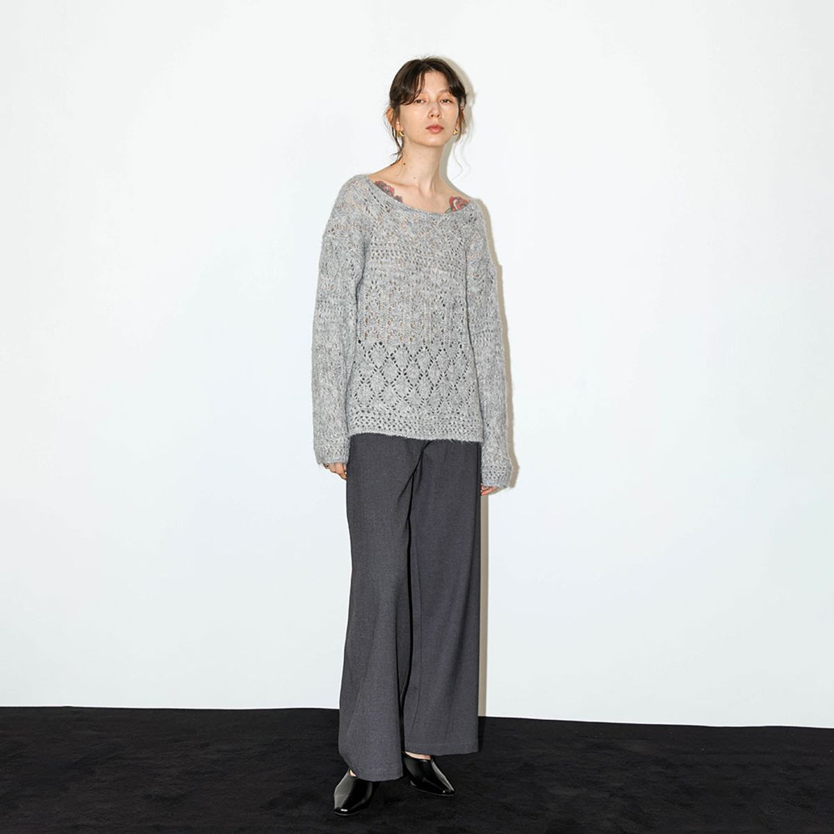 웬스데이딜라잇(WEDNESDAY DELIGHT) WD_Tailored wide pants