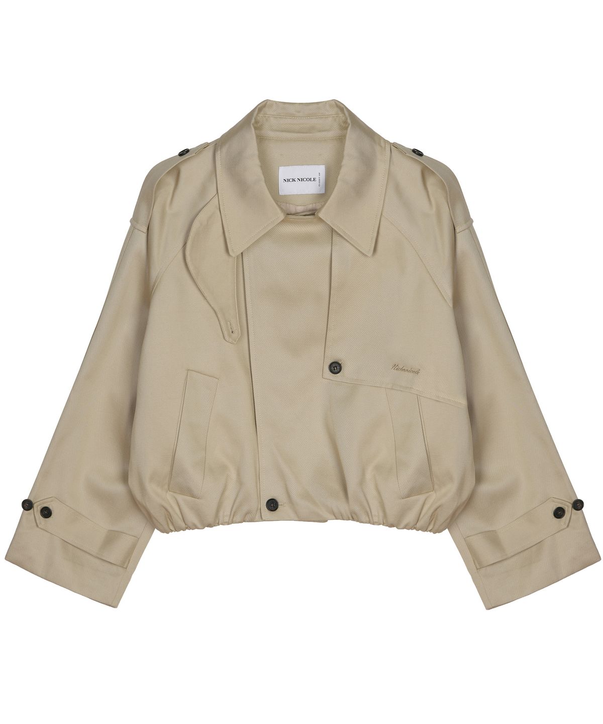 닉앤니콜(NICK&NICOLE) WASHED COTTON TRENCH JACKET_BEIGE