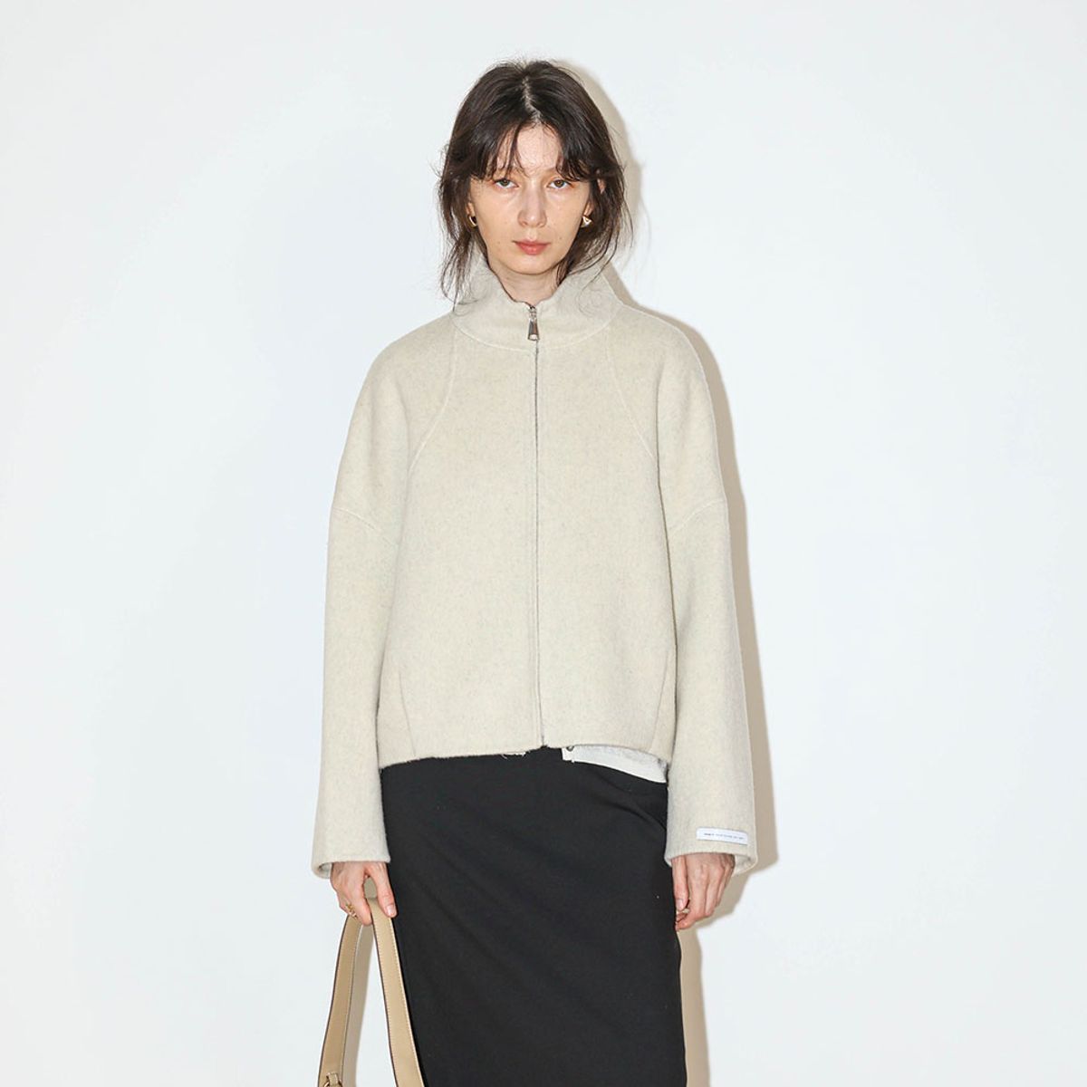 웬스데이딜라잇(WEDNESDAY DELIGHT) WD_Stand collar zip jacket_2color