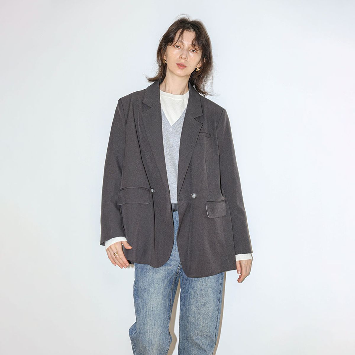 웬스데이딜라잇(WEDNESDAY DELIGHT) WD_Soft structure blazer