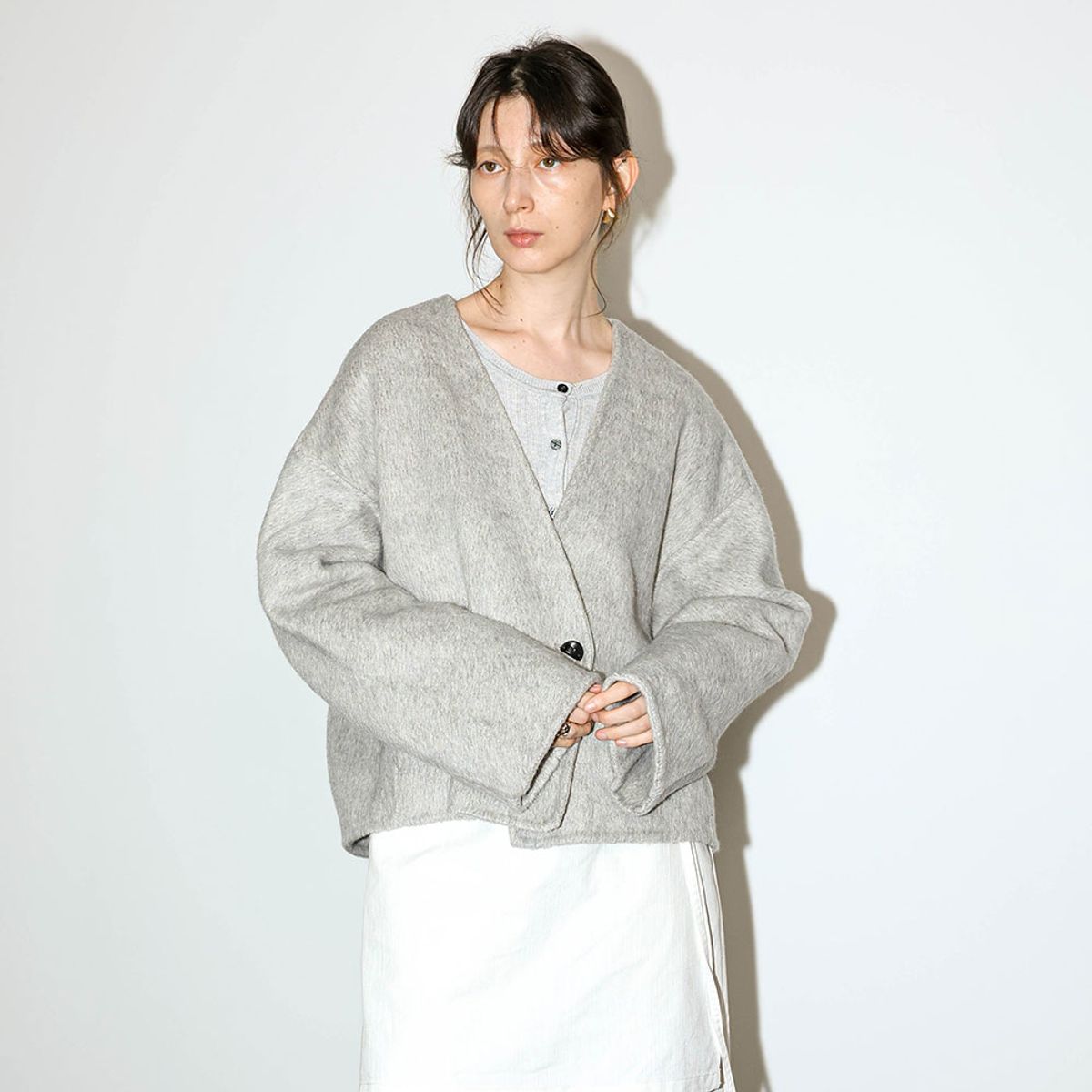 웬스데이딜라잇(WEDNESDAY DELIGHT) WD_Wide collar jacket_2color