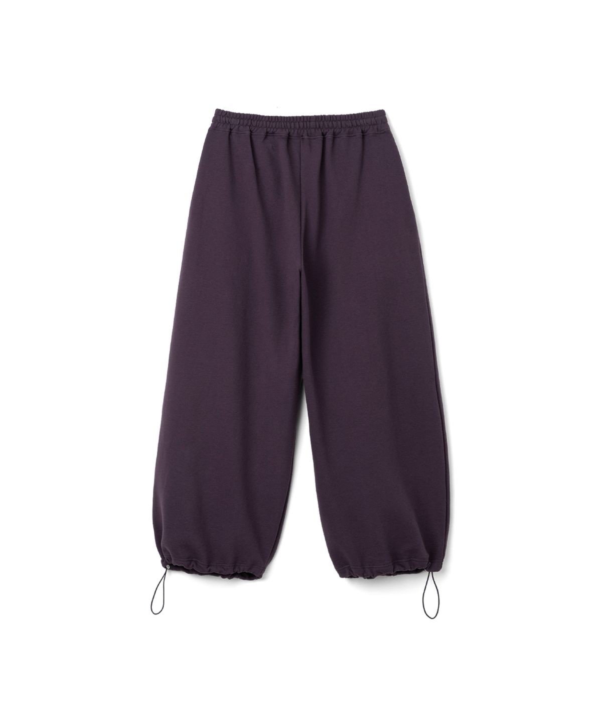 이요우아(IYOWUAH) Triple Tuck Sweat Pants, Purple