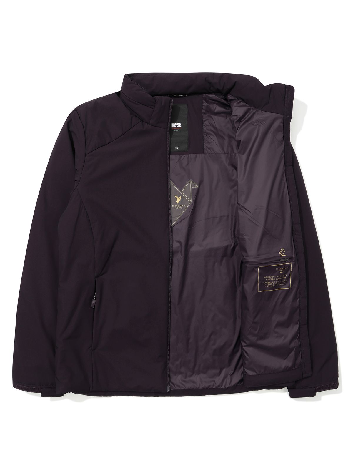 케이투(K2) FLYHIKE 씬팩(THIN PAC) W_DARK BLACK PLUM_KWU265242M