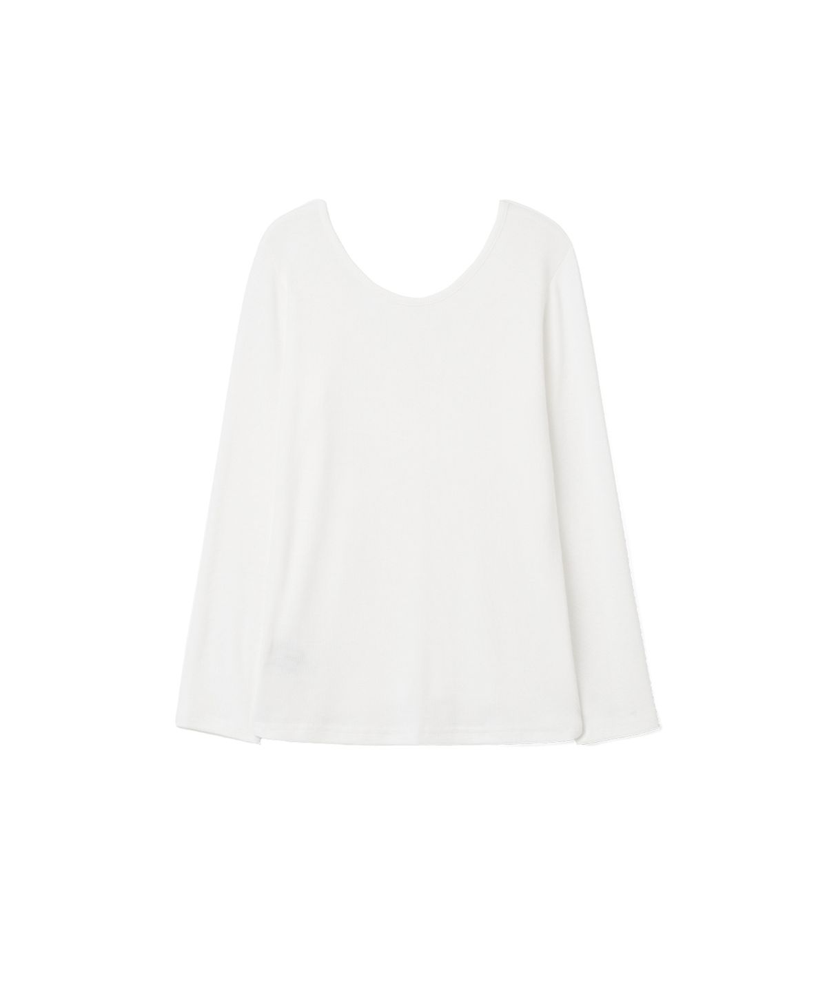 이요우아(IYOWUAH) Two-Way  Long Sleeve, White