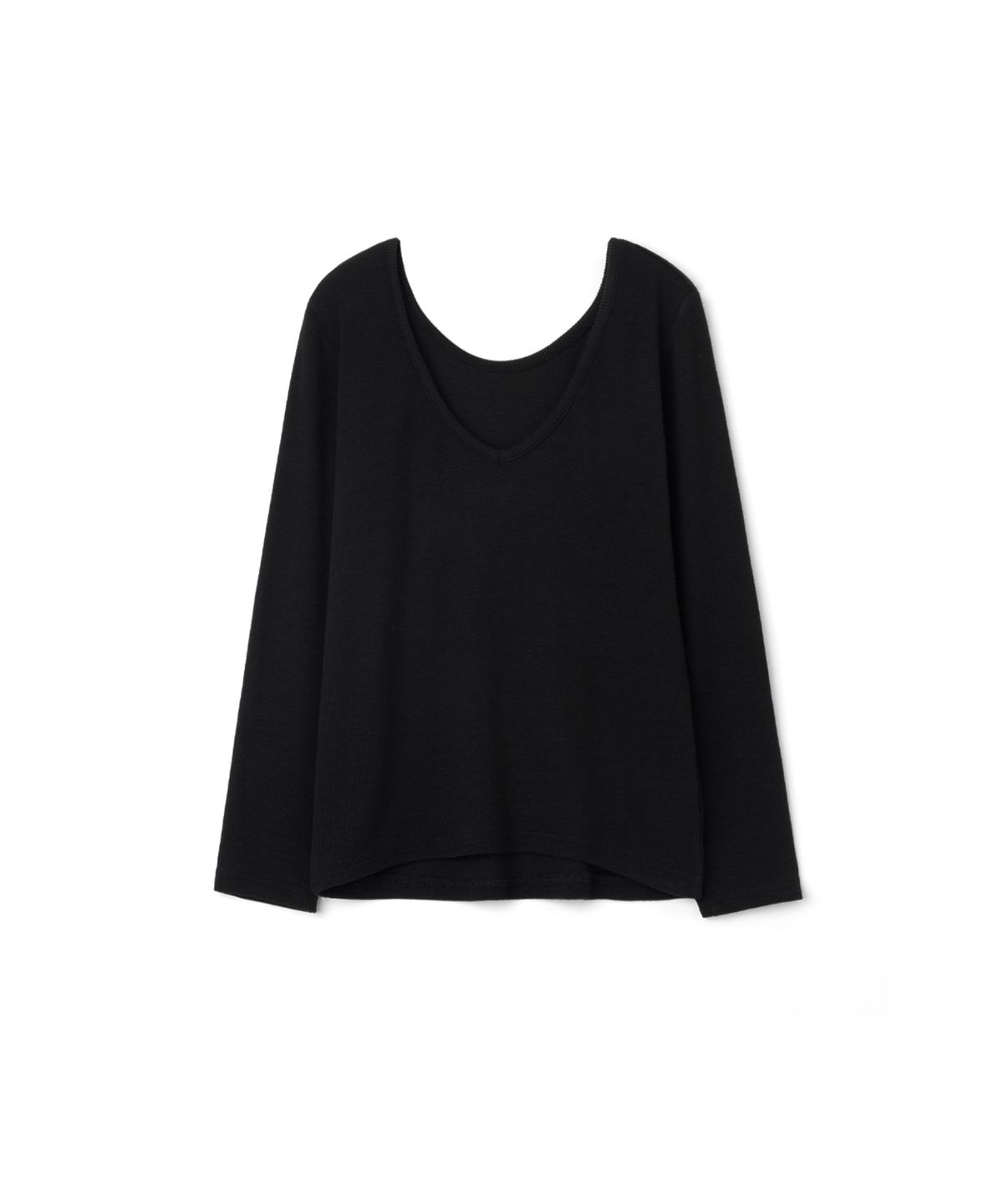 이요우아(IYOWUAH) Two-Way Long Sleeve, Black