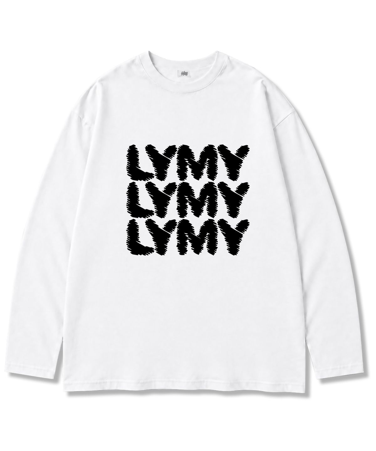 레이지메리(LAZYMERRY) 엘와이엠와이 16수 코튼 오버핏 긴팔 티셔츠 2컬러