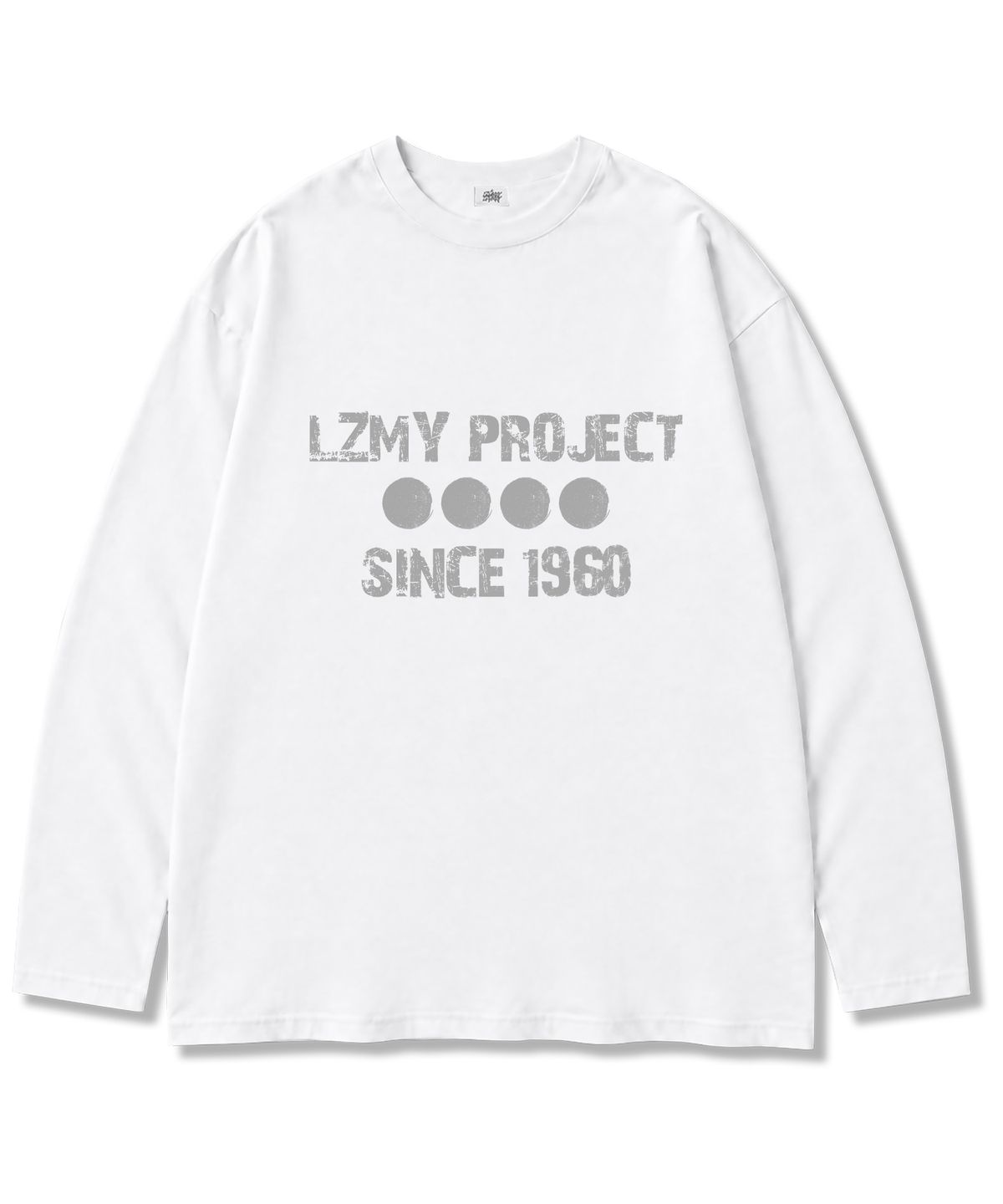 레이지메리(LAZYMERRY) 넷프로젝트 16수 코튼 오버핏 긴팔 티셔츠 2컬러