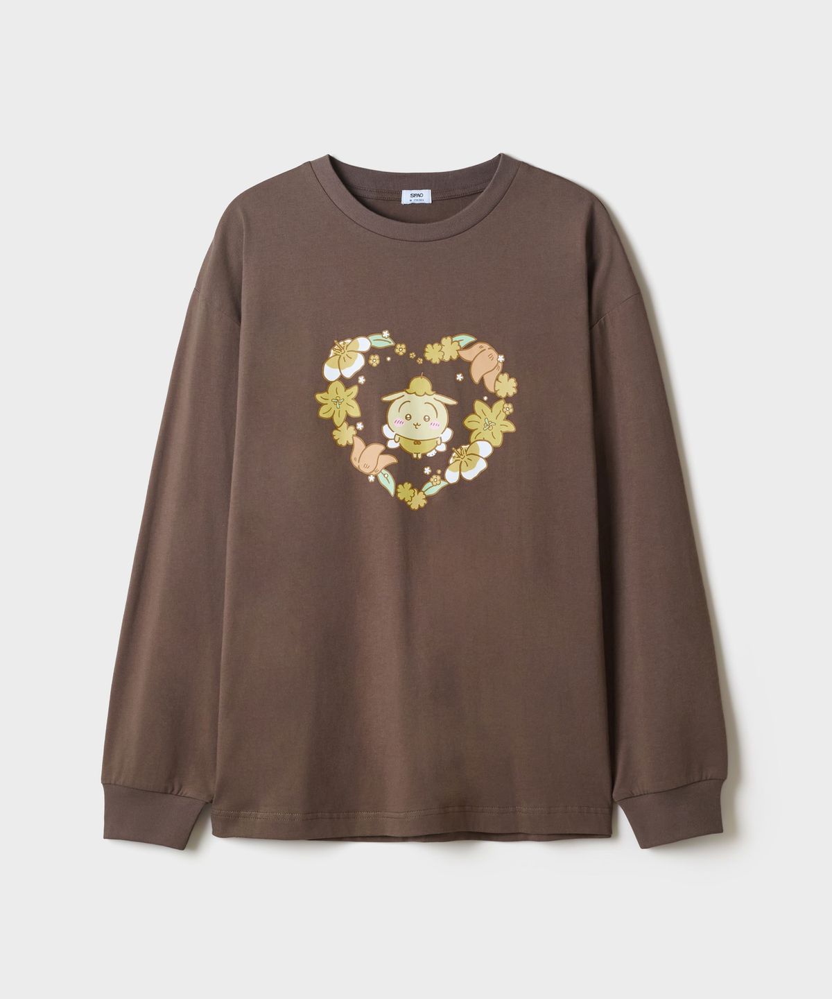 스파오(SPAO) [먼작귀] 페어리 긴팔티(Brown)_SPLAG4TU02