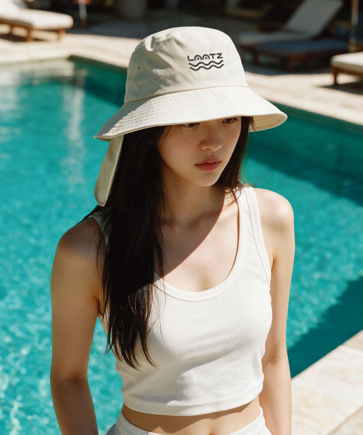 루미안(LUMIAN) LAATZ 랏츠 아쿠아 버킷햇