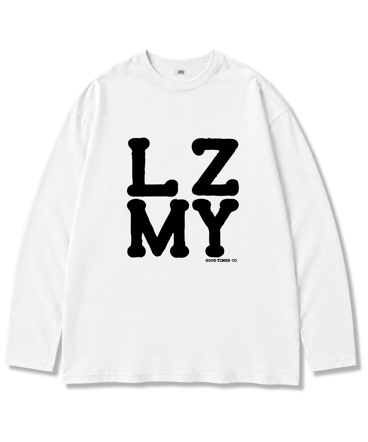 레이지메리(LAZYMERRY) LZMY굿타임 16수 코튼 오버핏 긴팔 티셔츠 2컬러