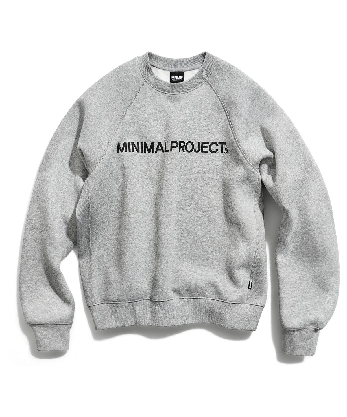 미니멀프로젝트(MINIMALPROJECT) 키네틱 헤비웨이트 기모 릴렉스 핏 레글런 맨투맨 티셔츠 MMT144 [GRAY]