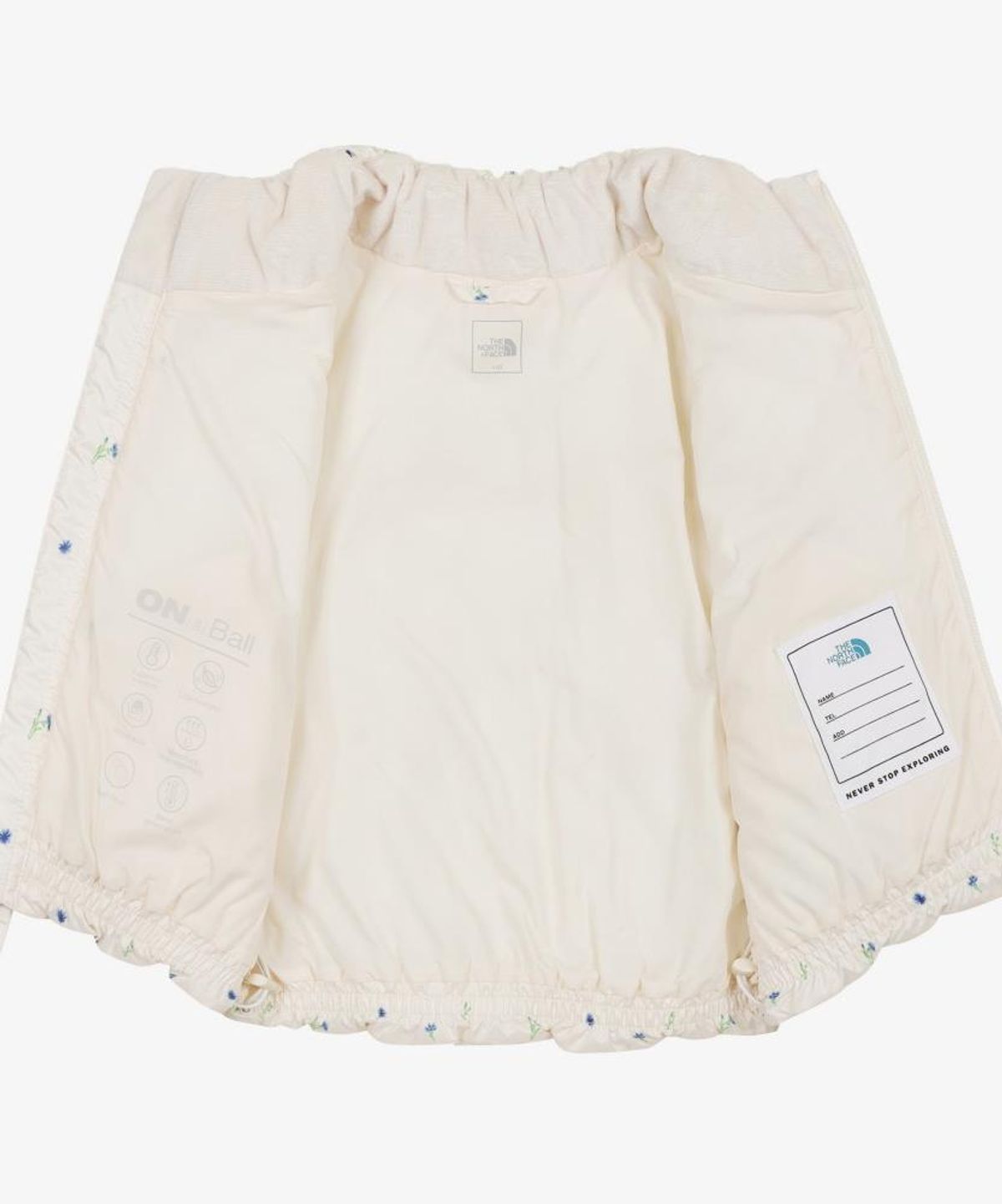 노스페이스 키즈(THE NORTH FACE KIDS) 걸즈 엘바 온볼 패딩 자켓 NJ3NS82S_IVO