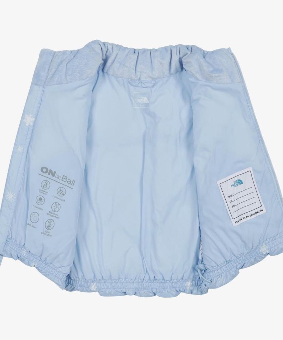 노스페이스 키즈(THE NORTH FACE KIDS) 걸즈 엘바 온볼 패딩 자켓 NJ3NS82U_LBL
