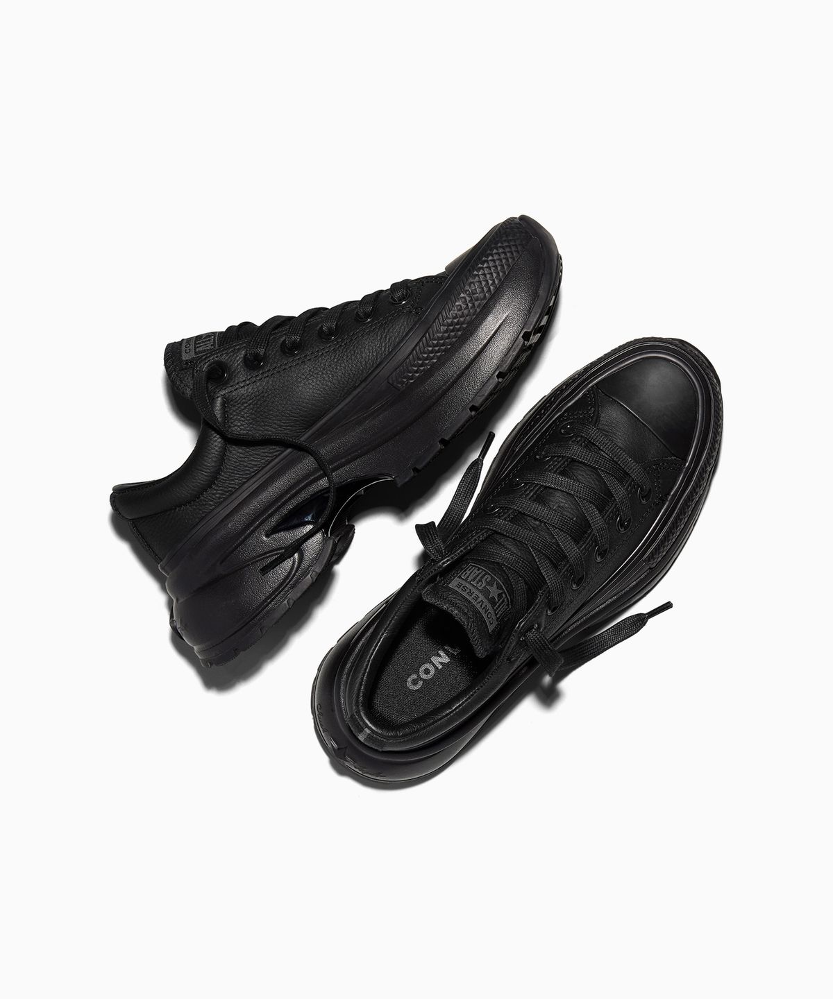 컨버스(CONVERSE) 런스타 크러쉬 레더 블랙 A20238C