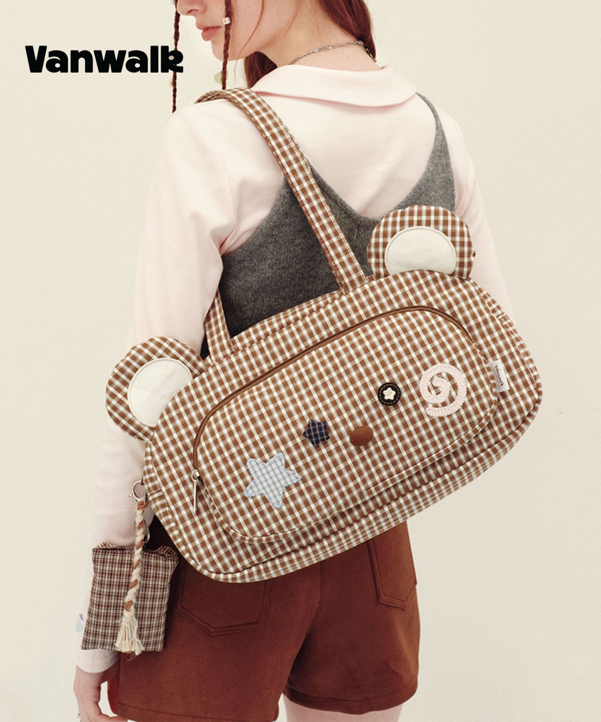 반워크(VANWALK) 해피 쥬 토트백 [곰돌이]