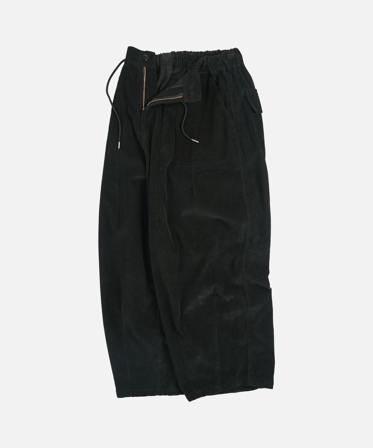 프리즘웍스(FRIZMWORKS) CORDUROY BALLOON PANTS _ BLACK
