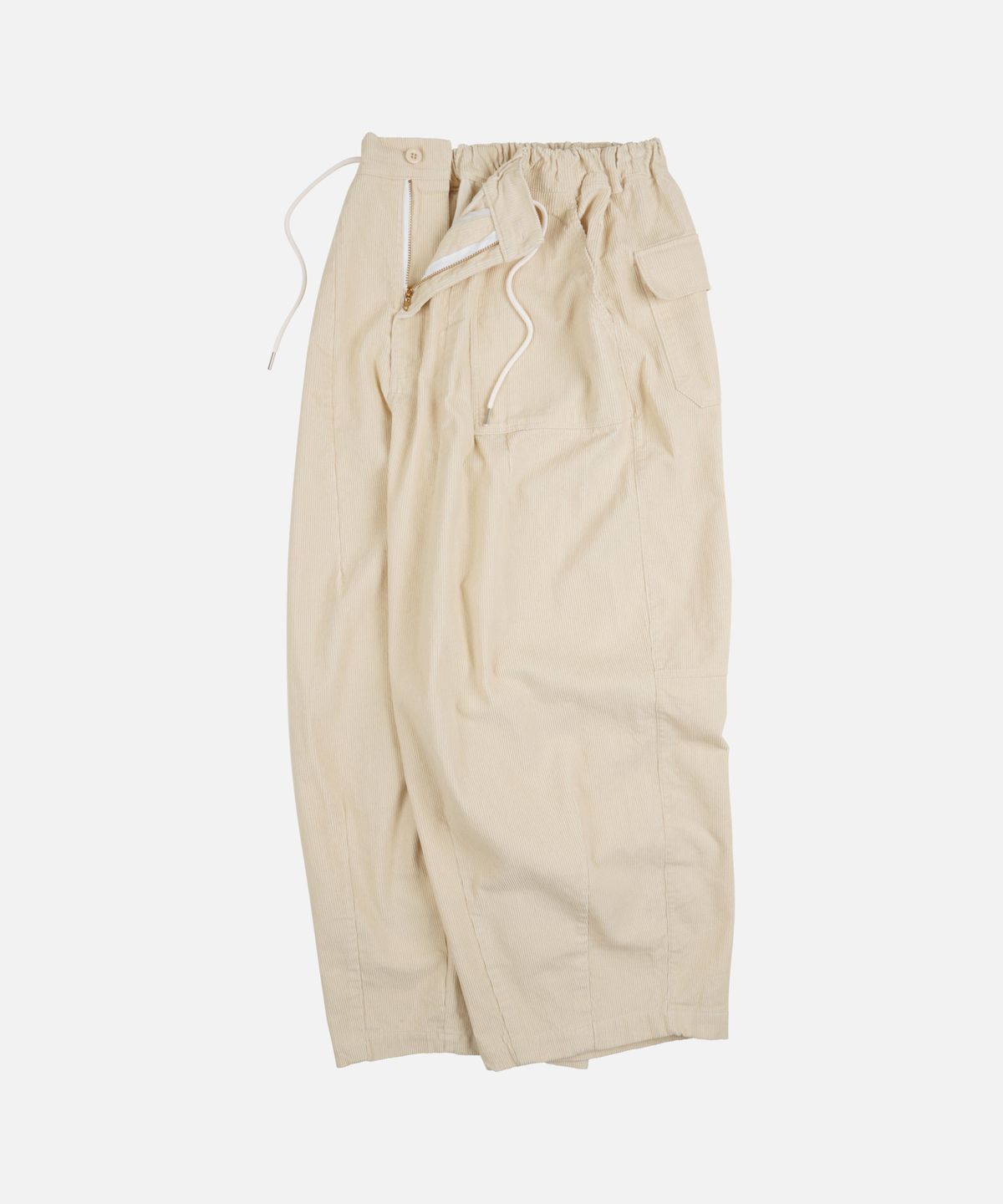 프리즘웍스(FRIZMWORKS) CORDUROY BALLOON PANTS _ IVORY