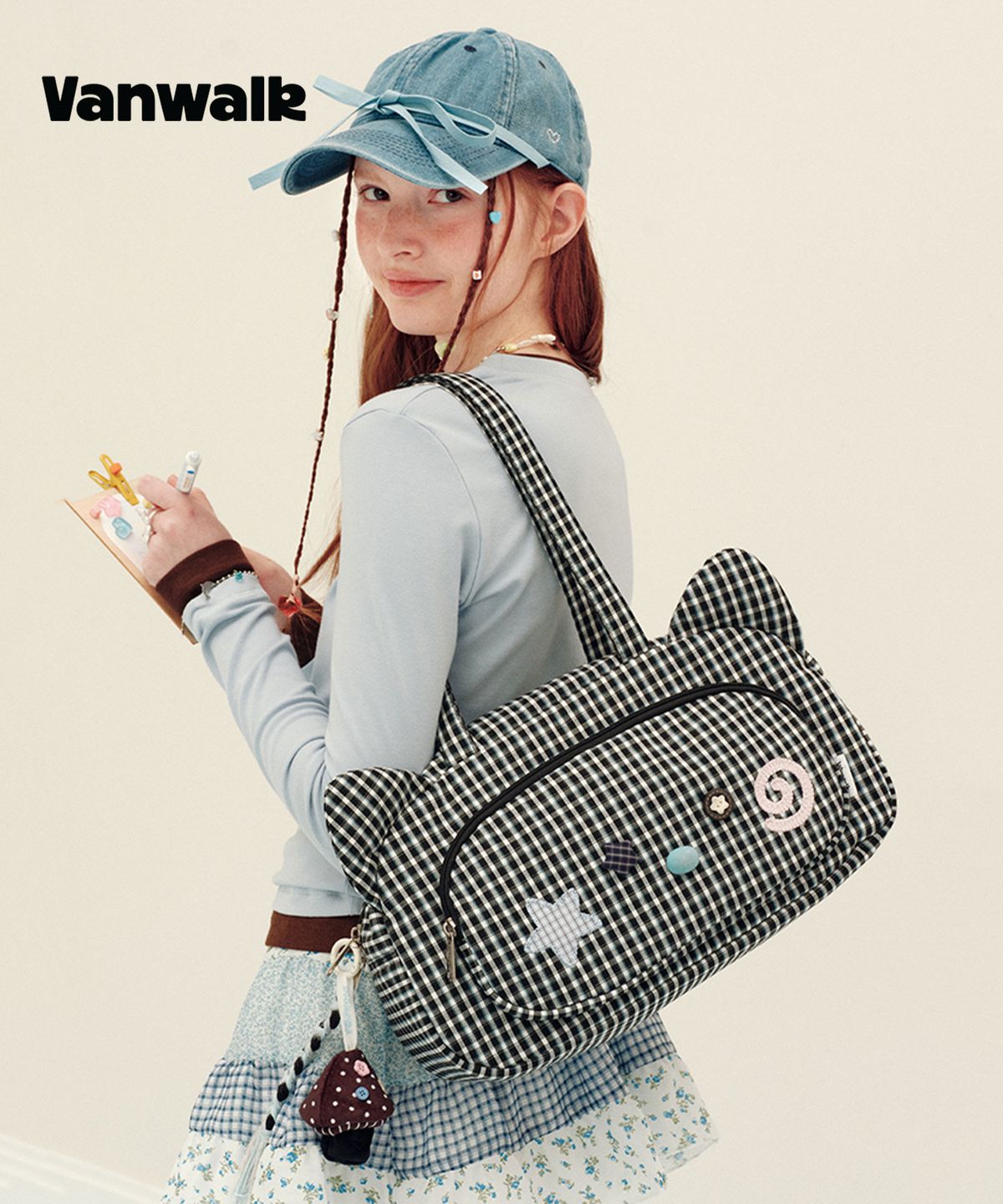 반워크(VANWALK) 해피 쥬 토트백 [캣]