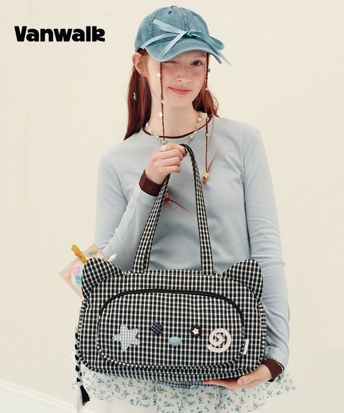 반워크(VANWALK) 해피 쥬 토트백 [캣]