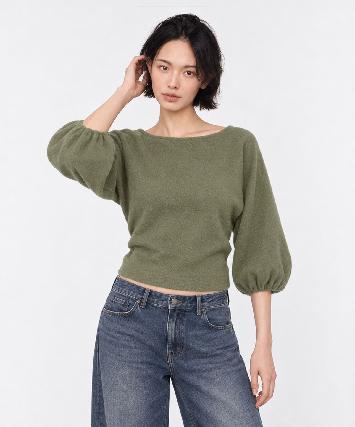 필로트(PELOTE) 투웨이 울 벌룬 가디건 (2color)
