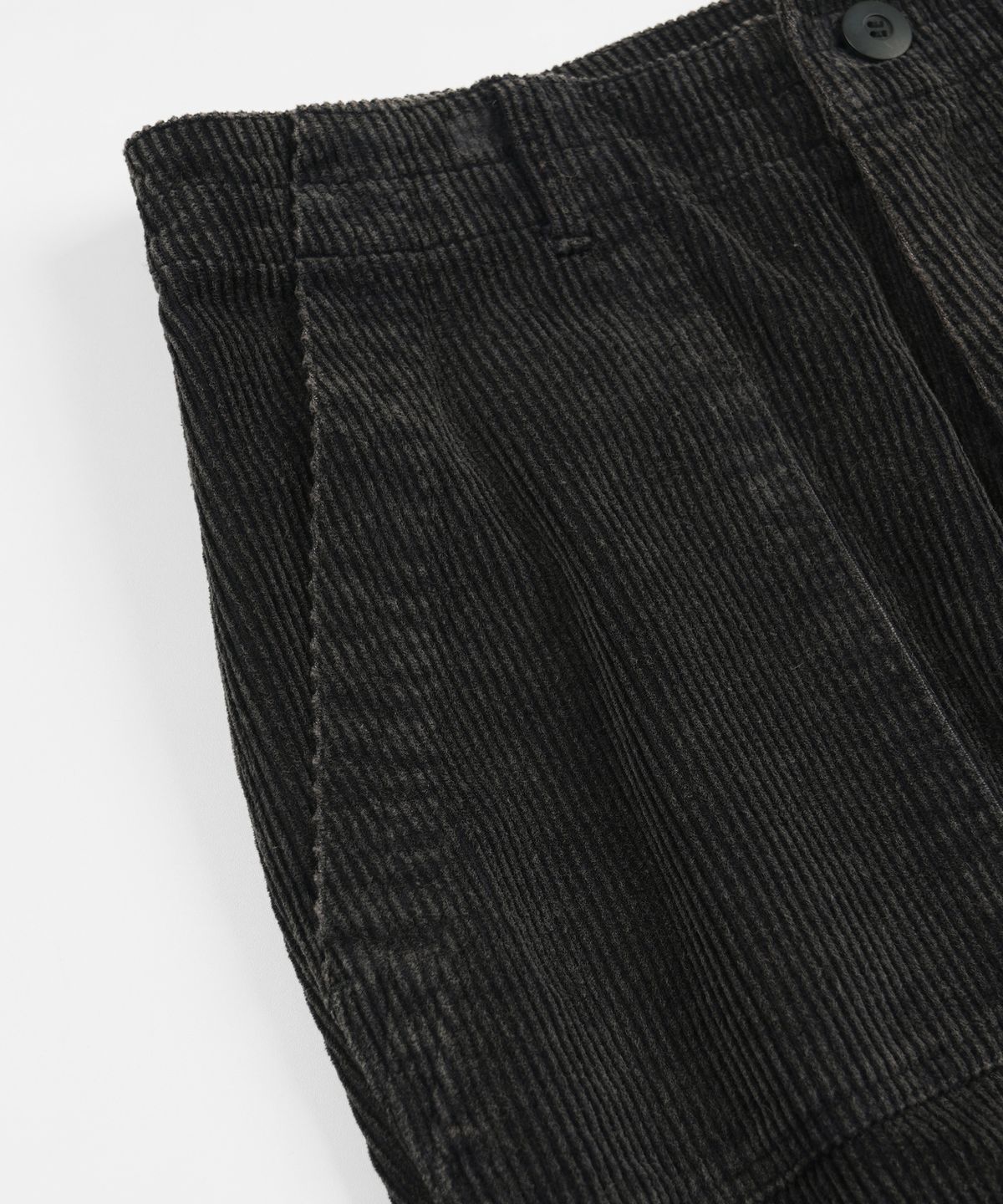 프리즘웍스(FRIZMWORKS) VINTAGE CORDUROY FATIGUE PANTS _ WASHED BLACK