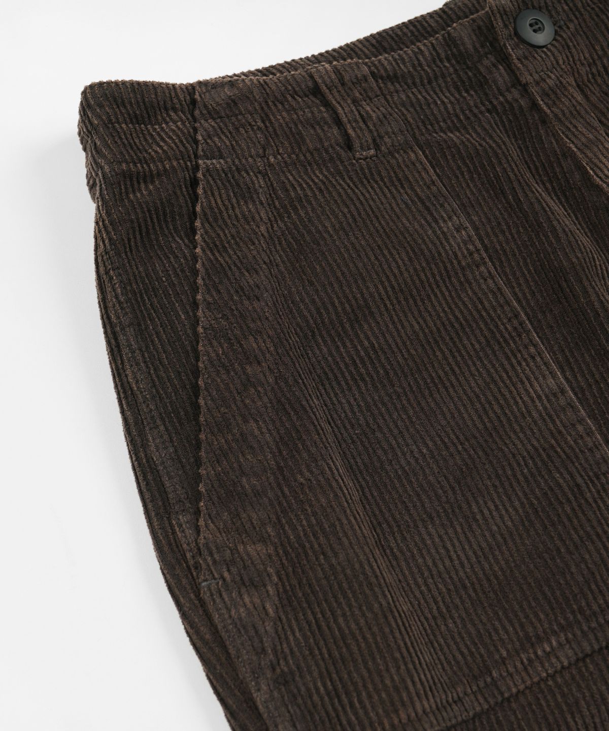 프리즘웍스(FRIZMWORKS) VINTAGE CORDUROY FATIGUE PANTS _ WASHED BROWN