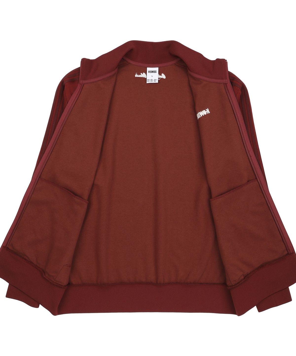 케이스위스(K-SWISS) 5 스트라이프 트랙 재킷_1KSTTFV901BU