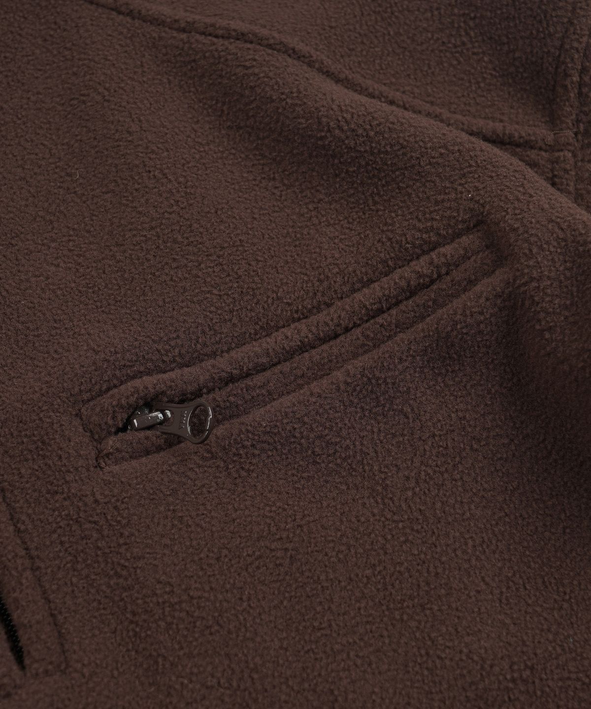 프리즘웍스(FRIZMWORKS) MOCK NECK FLEECE ANORAK PARKA _ BROWN
