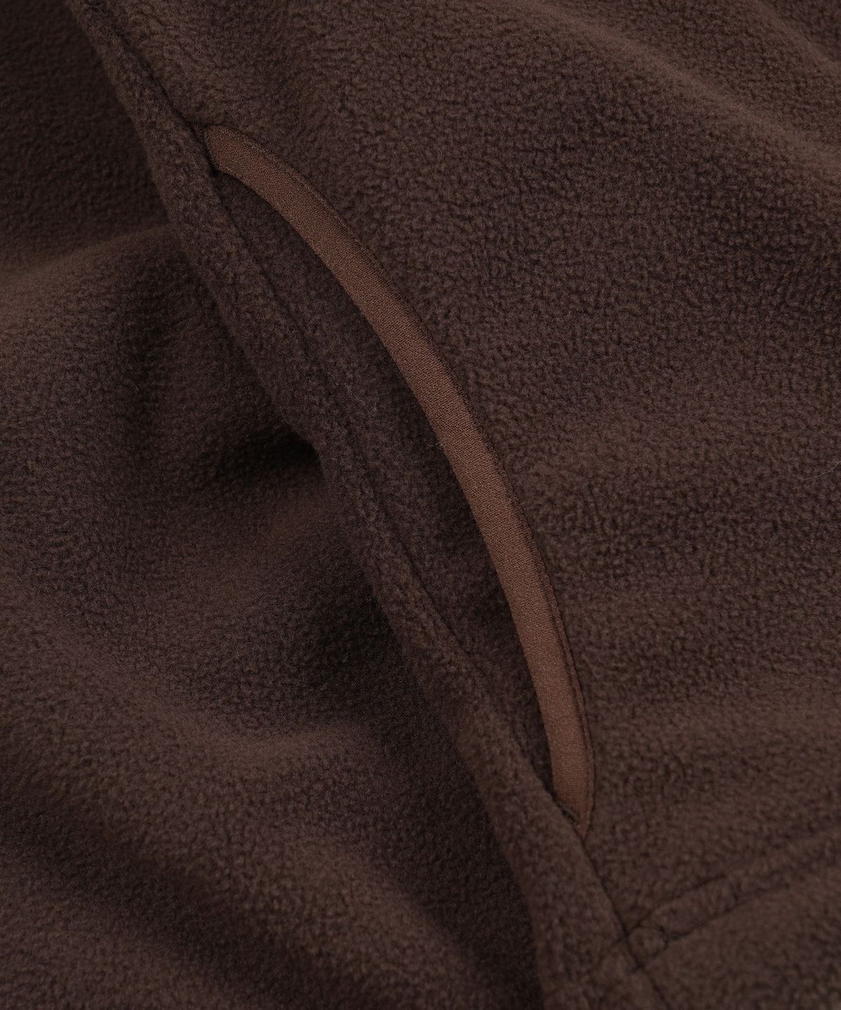 프리즘웍스(FRIZMWORKS) MOCK NECK FLEECE ANORAK PARKA _ BROWN