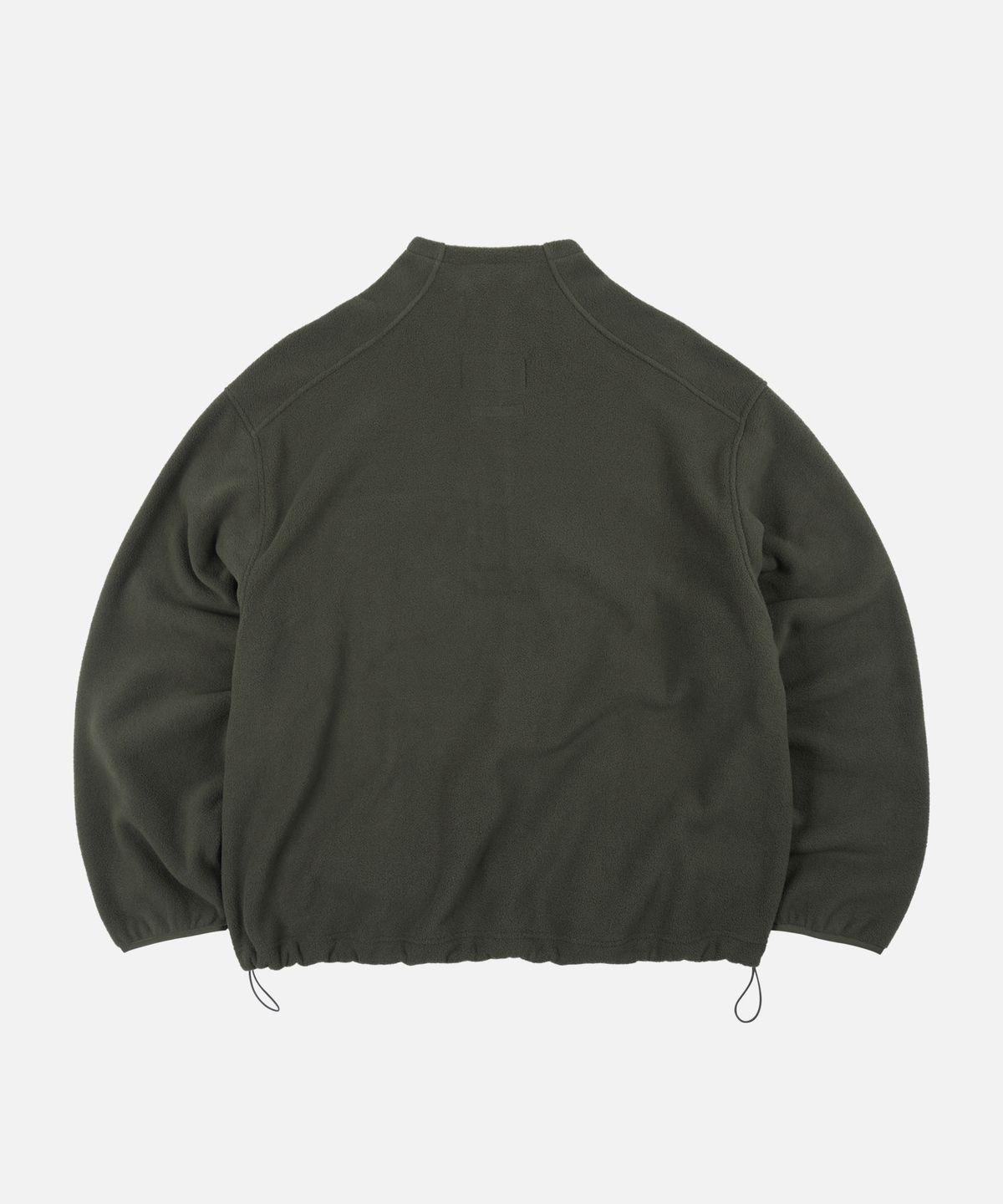 프리즘웍스(FRIZMWORKS) MOCK NECK FLEECE ANORAK PARKA _ DARK GREEN