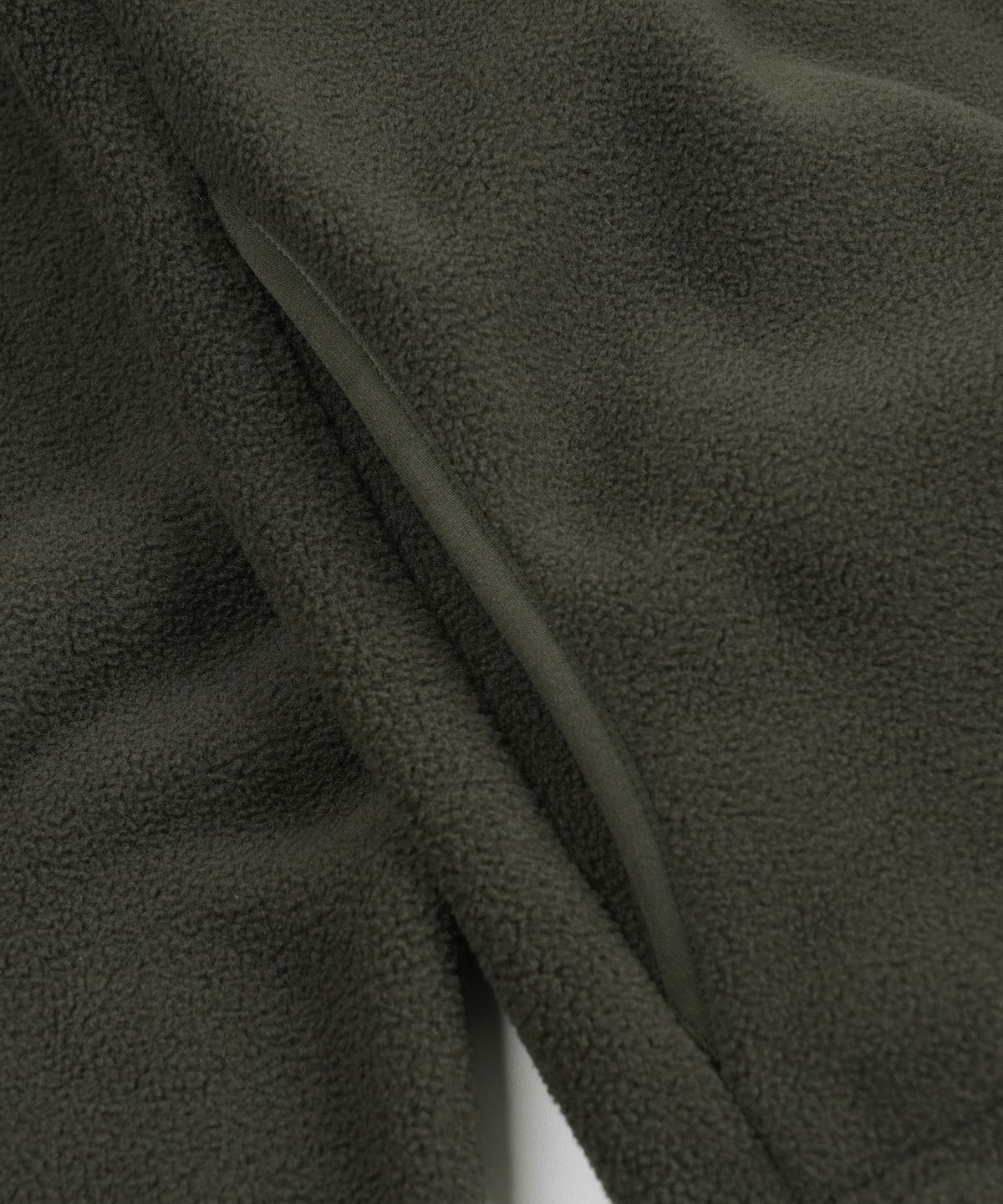 프리즘웍스(FRIZMWORKS) MOCK NECK FLEECE ANORAK PARKA _ DARK GREEN