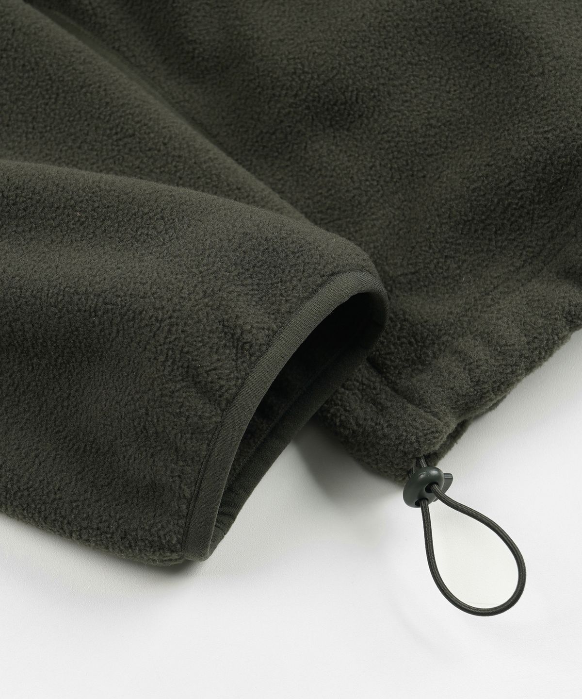 프리즘웍스(FRIZMWORKS) MOCK NECK FLEECE ANORAK PARKA _ DARK GREEN