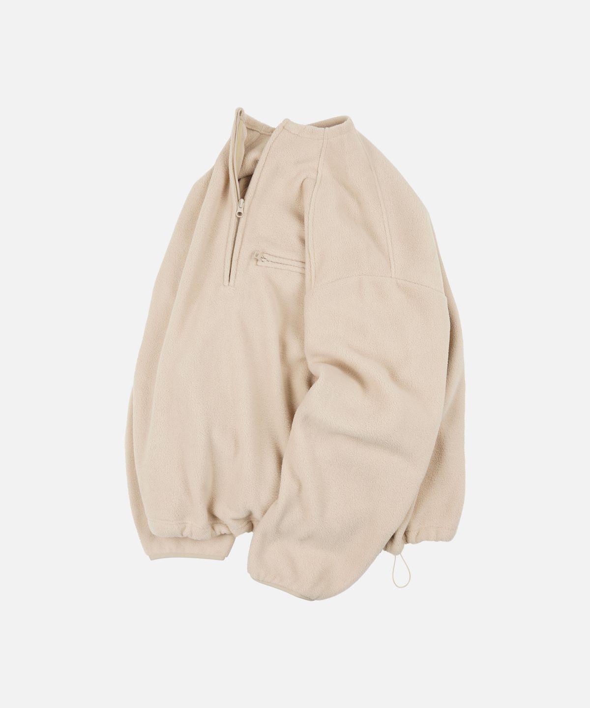 프리즘웍스(FRIZMWORKS) MOCK NECK FLEECE ANORAK PARKA _ BEIGE