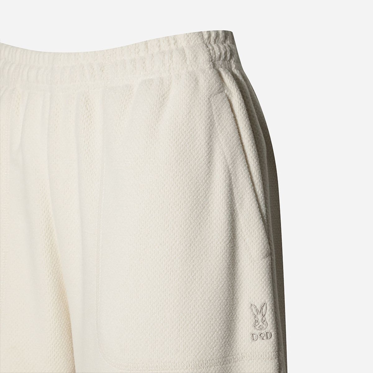 디오디(DOD) 여성) 그리드 플리스 팬츠(OFF WHITE 2)