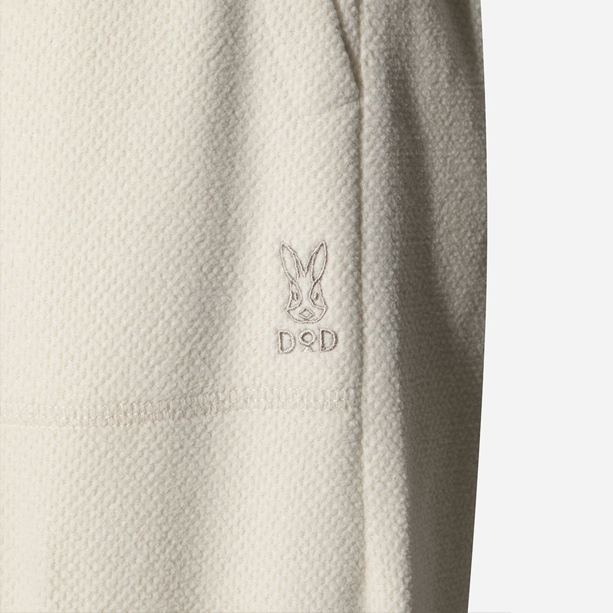 디오디(DOD) 여성) 그리드 플리스 팬츠(OFF WHITE 2)