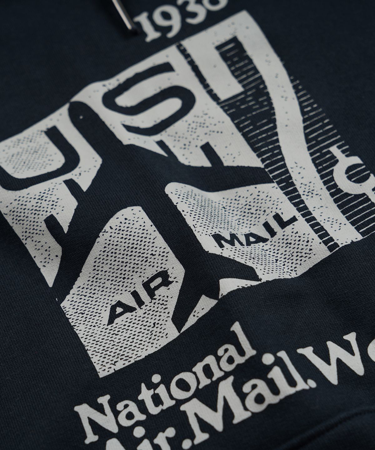 프리즘웍스(FRIZMWORKS) NATIONAL AIR MAIL WEEK HOODY _ NAVY