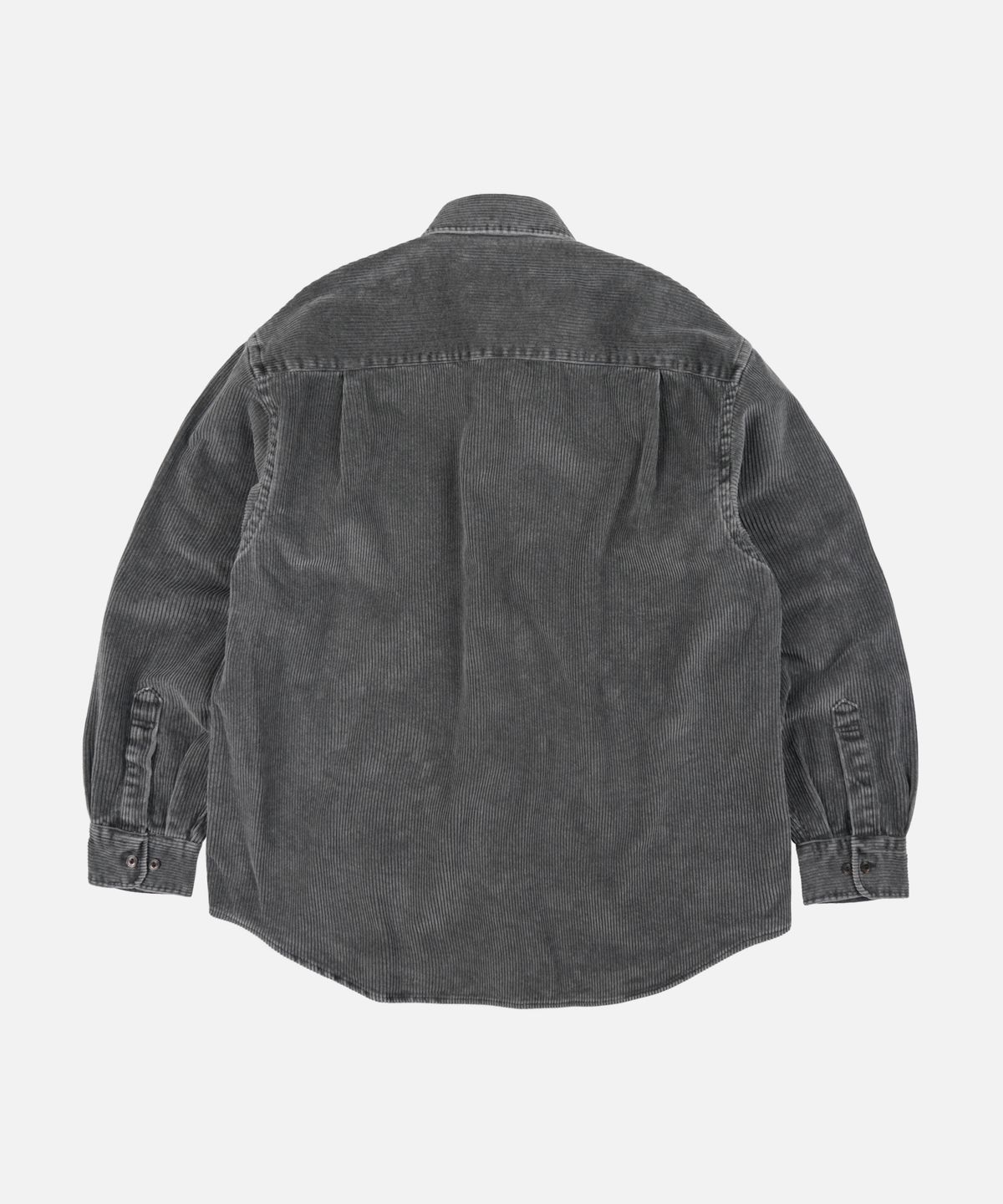 프리즘웍스(FRIZMWORKS) PIGMENT 8W CORDUROY SHIRT 002 _ CHARCOAL