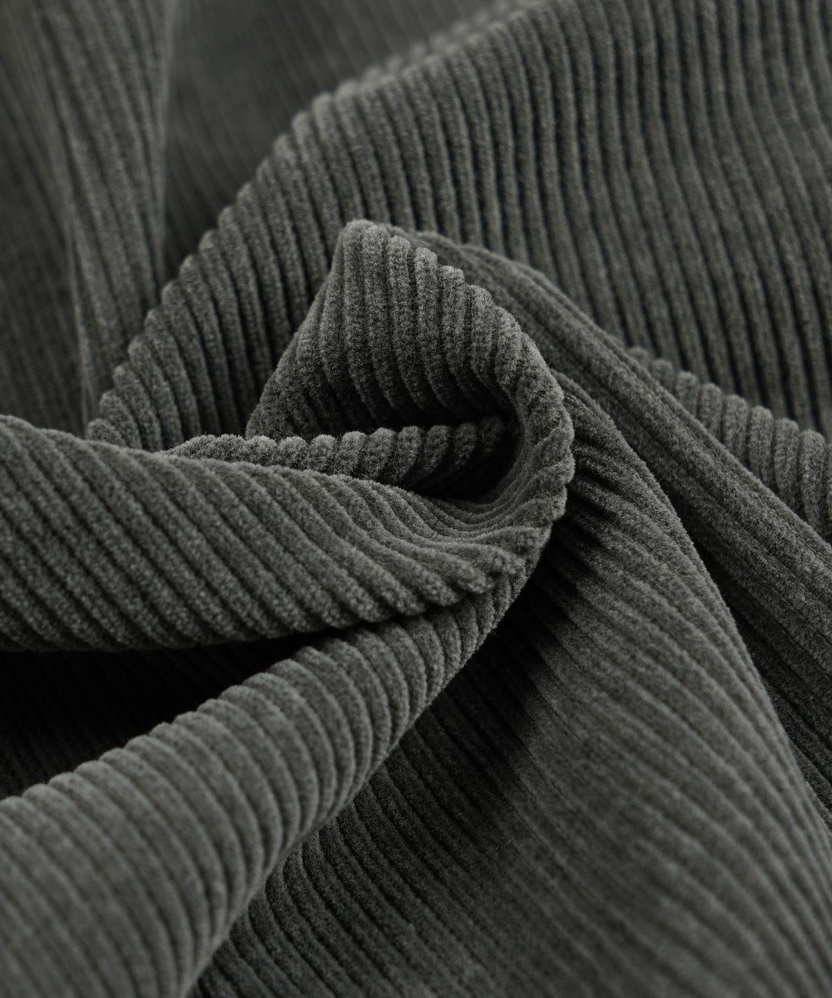 프리즘웍스(FRIZMWORKS) PIGMENT 8W CORDUROY SHIRT 002 _ CHARCOAL