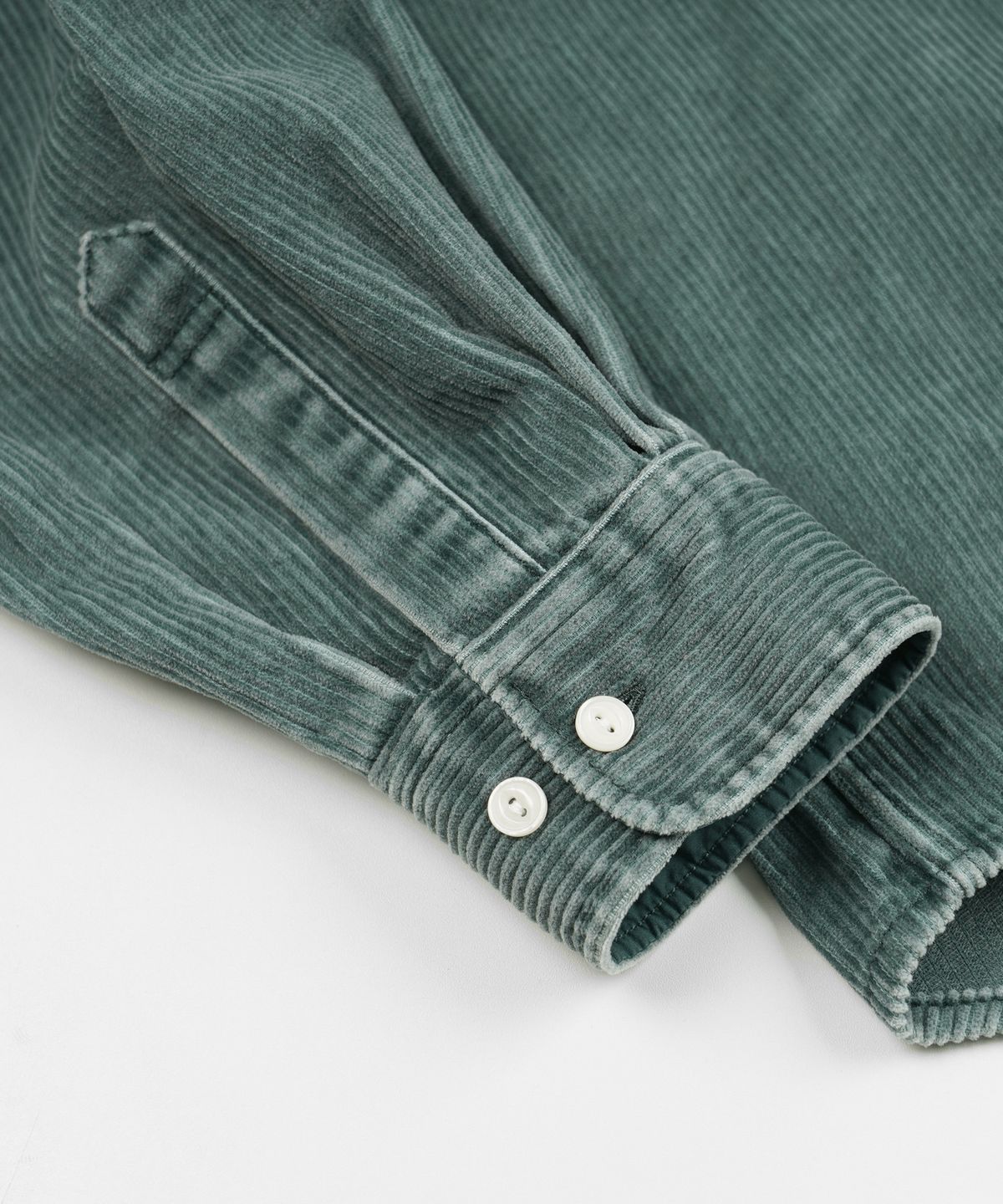 프리즘웍스(FRIZMWORKS) PIGMENT 8W CORDUROY SHIRT 002 _ MINT
