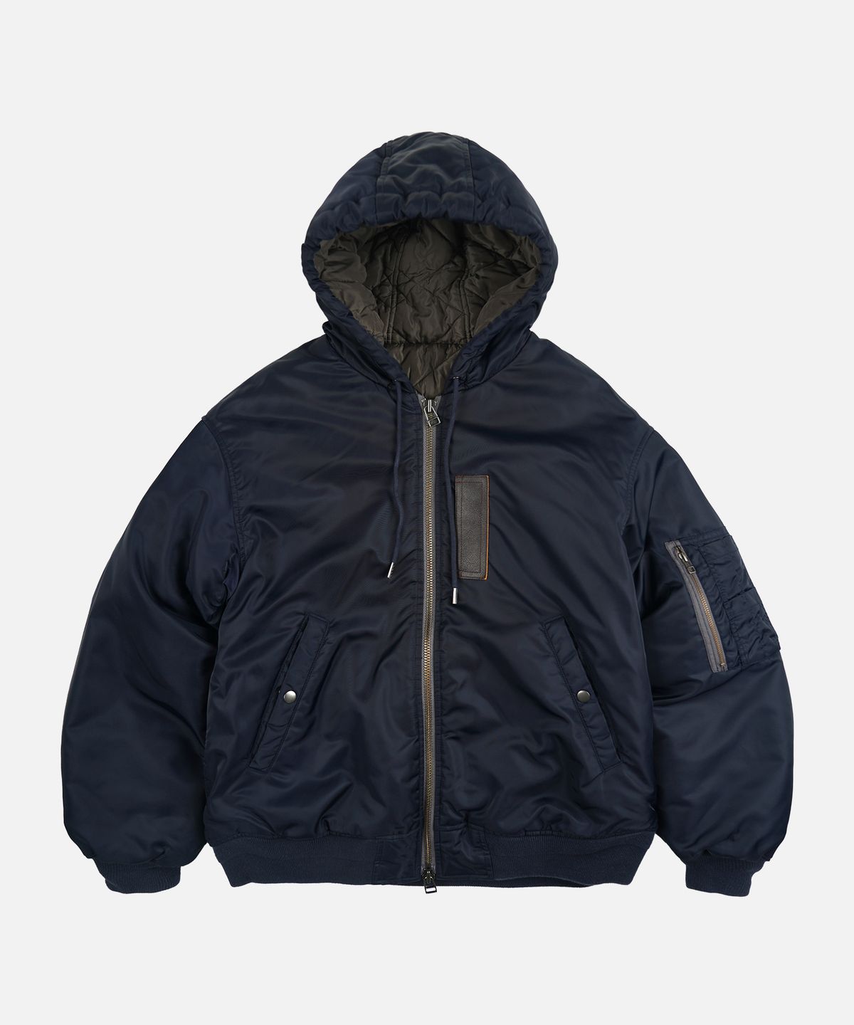 프리즘웍스(FRIZMWORKS) ACTIVE MA-1 HOODED PARKA _ NAVY