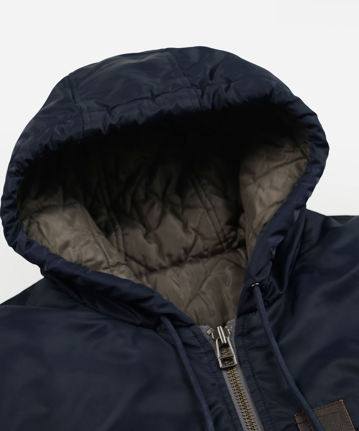 프리즘웍스(FRIZMWORKS) ACTIVE MA-1 HOODED PARKA _ NAVY