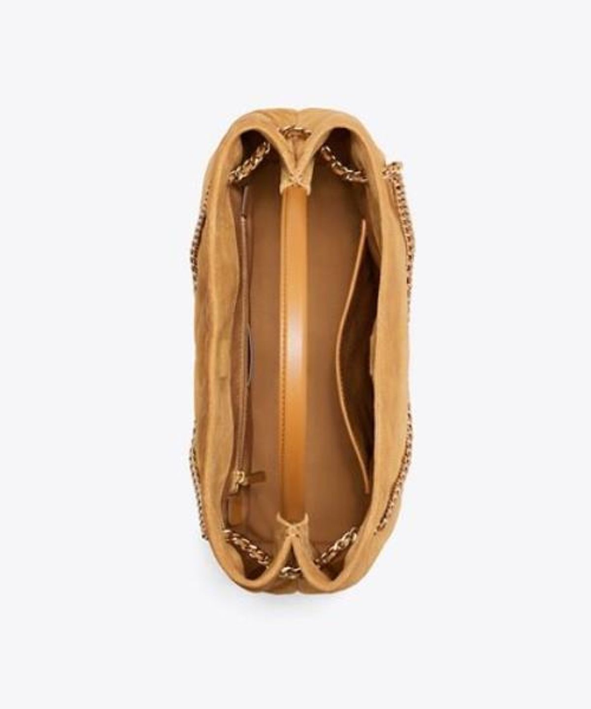 토리버치(TORYBURCH) 플레밍 스웨이드 캐리올 - 토피