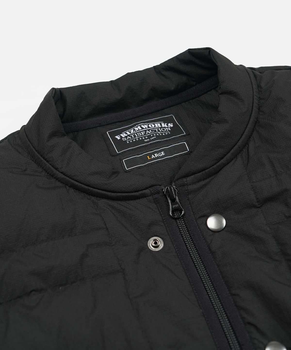 프리즘웍스(FRIZMWORKS) HALF MOON GOOSE DOWN LINER JACKET _ BLACK